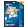 Avery Shipping Labels with TrueBlock Technology, Inkjet Printers, 5.06 x 7.62, White, 25PK 8127
